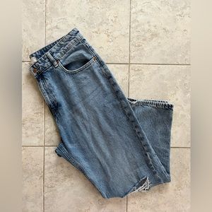 H&M mid-rise baggy jeans
